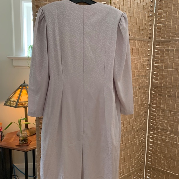 INCREDIBLE vintage pale purple double breasted duster coat with gold buttons - Picture 7 of 16